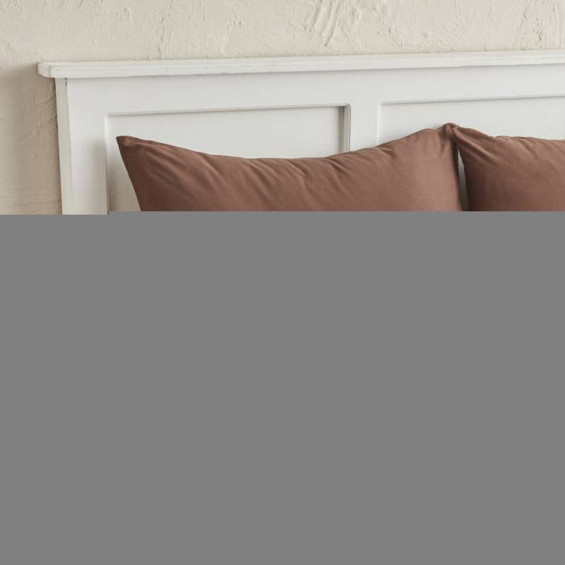 Karaca Home Motto Combed Cotton Fitted Single Bed Sheet 100x200+30 cm Brown