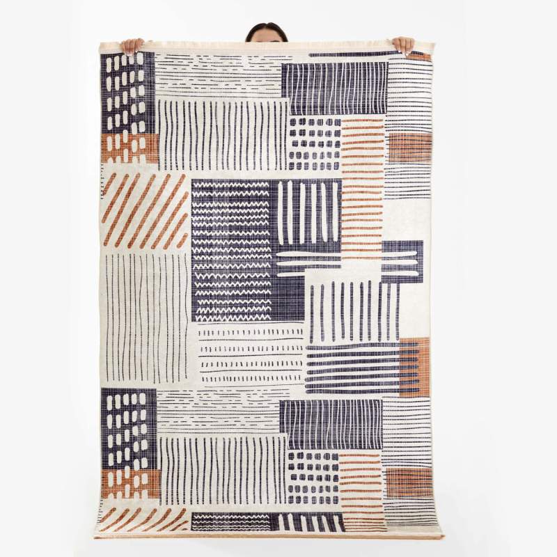 Cashmere Carpet Decorative Art Trend New York 160x230 cm