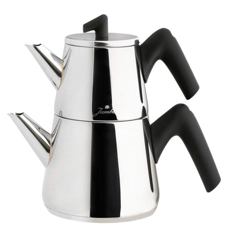 Jumbo Ground Midi Steel Teapot Set