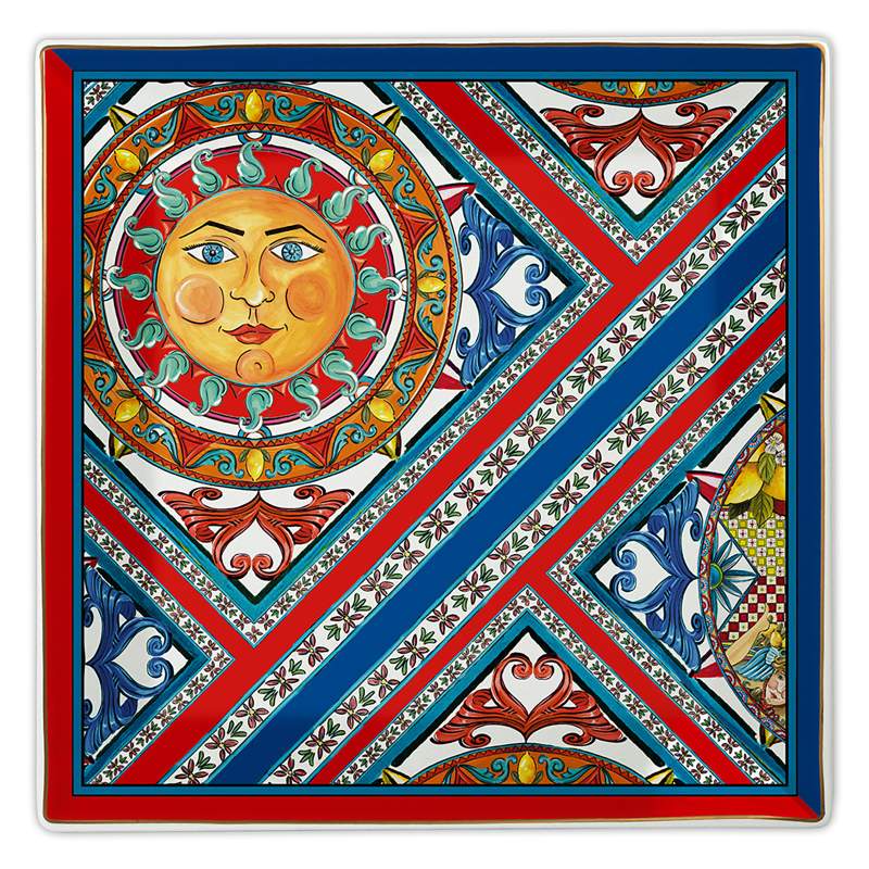 Baci Milano Sole Mio Tray 27x27 cm