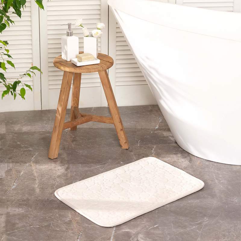 Sarah Anderson Pam Ecru Bath Mat 40x60 cm Sarah Anderson Pam Ecru Bath Mat 40x60 cm