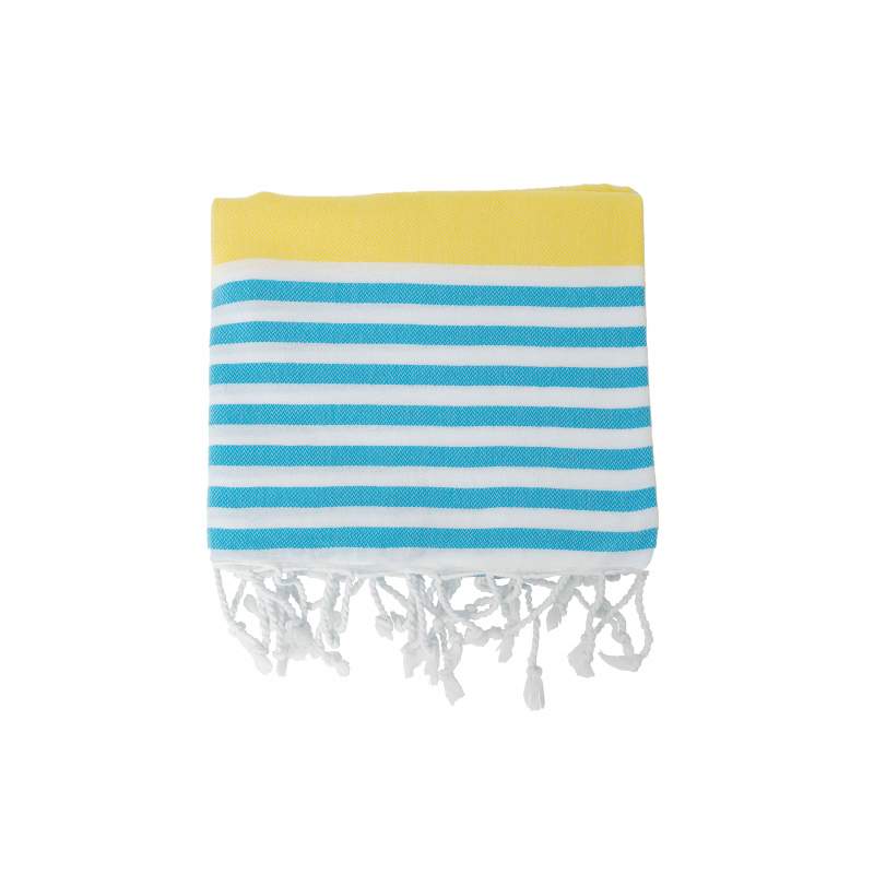 Karaca Home Ella 100% Cotton Peshtemal 130x170 cm Navy Blue-Yellow