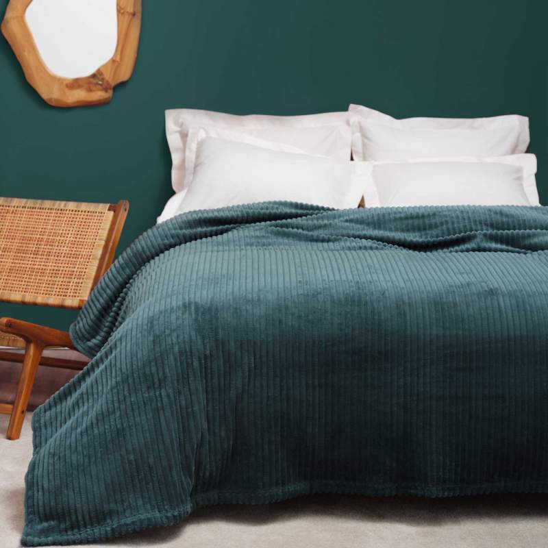 Karaca Home Joena Petrol Single Blanket Karaca Home Joena Petrol Single Blanket