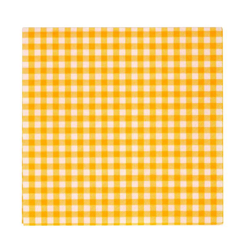 Karaca Home Yellow Paper Napkin 20 pcs 33x33 cm
