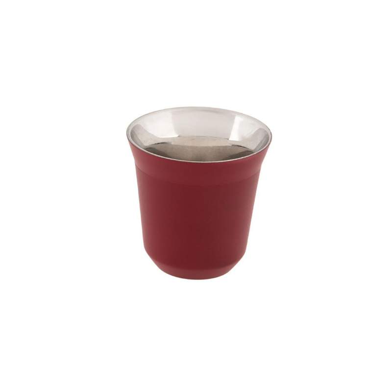 Jumbo Glory 7 Double Wall Thermo 2 Pcs Red Steel Cup 160 ml Jumbo Glory 7 Double Wall Thermo 2 Pcs Red Steel Cup 160 ml