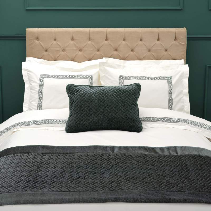 Karaca Home White Col Bruce Oil Bed Runner Set Karaca Home White Col Bruce Oil Bed Runner Set