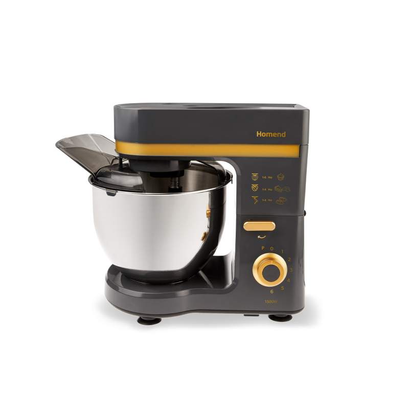 Homend Profashion 3062h Stand Mixer Anthracite Gold Kitchen Chef 1500W 5 Lt