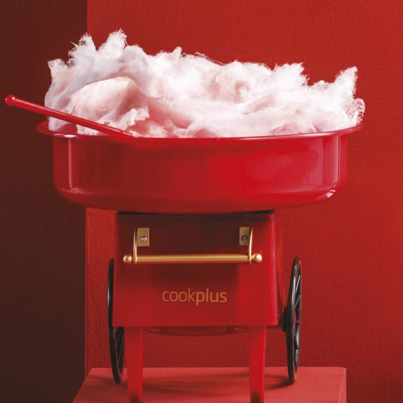 Cookplus Kitchen Lover Red Cotton Candy Machine