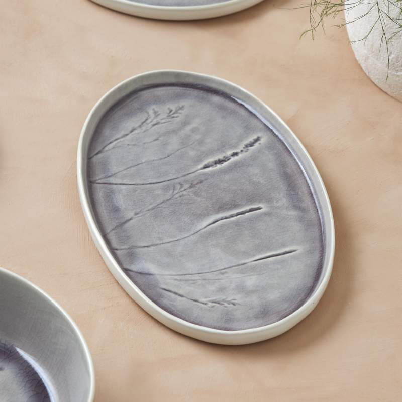 Karaca Fleurs Large Boat Plate 33 cm