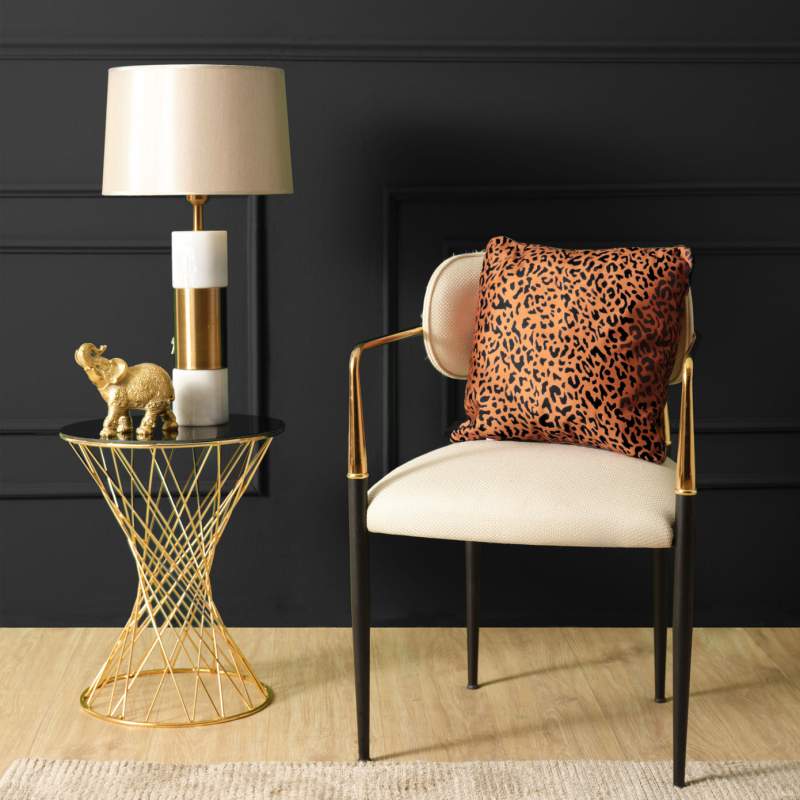 Karaca Home Leopard Patterned Cushion 45x45 cm