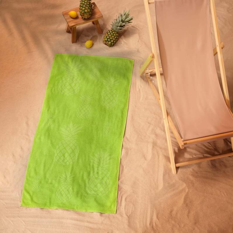 Sarah Anderson Pineapple Beach Towel Green Sarah Anderson Pineapple Beach Towel Green