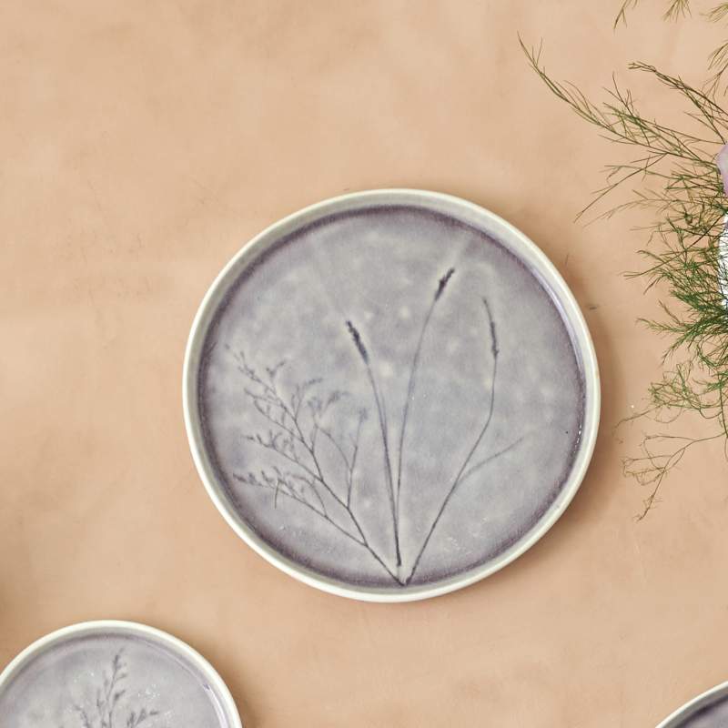 Karaca Fleurs Cake Plate 20 cm