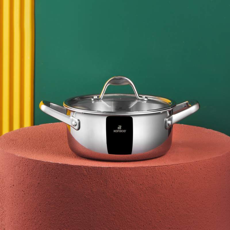 Karaca 3Ply PowerSteel 316+ Steel Pot 20 cm 2,6 Lt