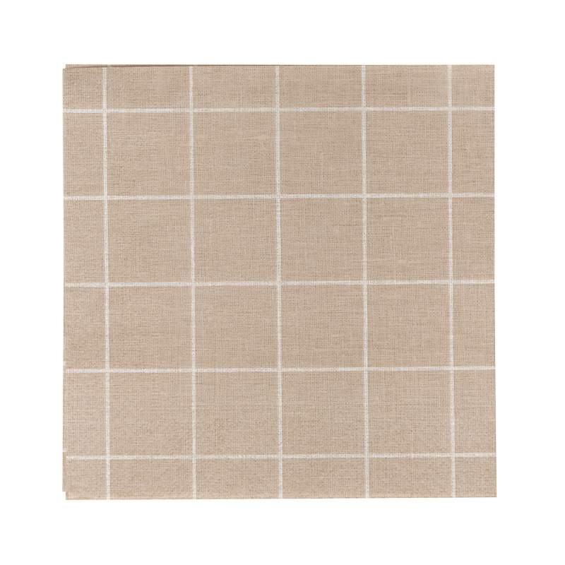 Karaca Home Cream Plaid Paper Napkin 20 pcs 33x33 cm Karaca Home Cream Plaid Paper Napkin 20 pcs 33x33 cm
