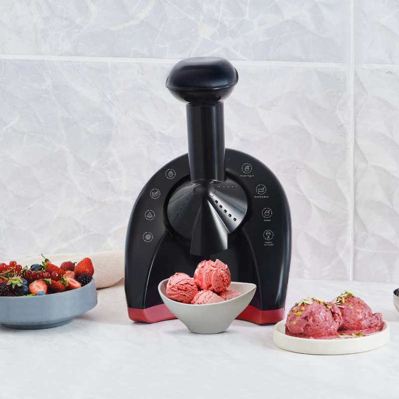 Karaca Frozen Healthy Ice Cream Machine Healthy Ice Cream and Sorbet Machine Cranberry