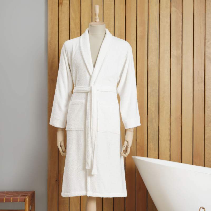 Karaca Home Dielle Offwhite Recycle Women's Bathrobe S/M Karaca Home Dielle Offwhite Recycle Women's Bathrobe S/M