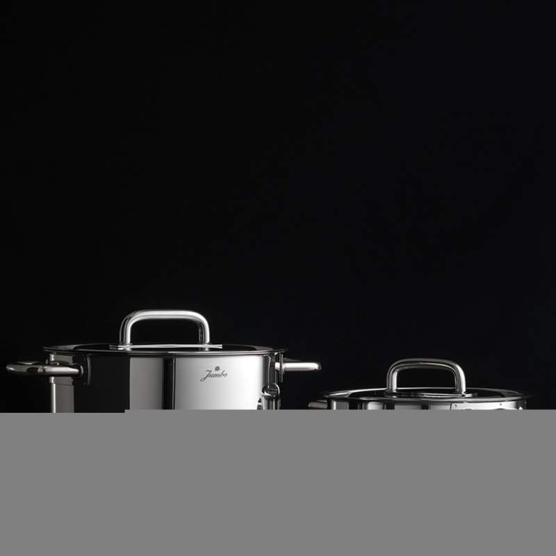 Jumbo Metalix 8 Pieces Steel Cookware Set