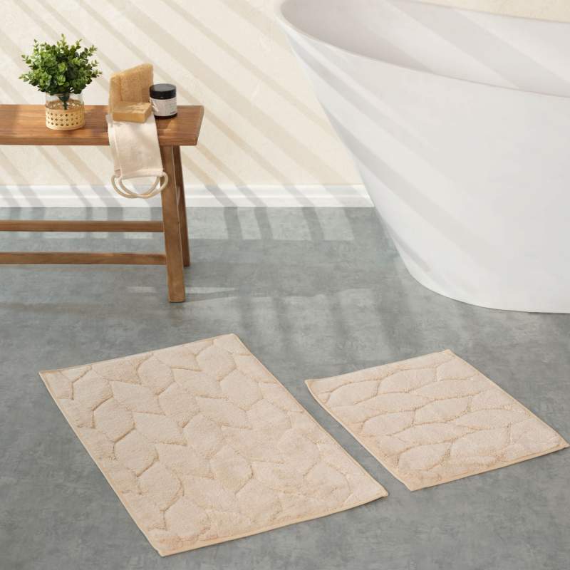 Karaca Home Elegant Mink Doormat Set 50x40 cm 50x80 cm Karaca Home Elegant Mink Doormat Set 50x40 cm 50x80 cm