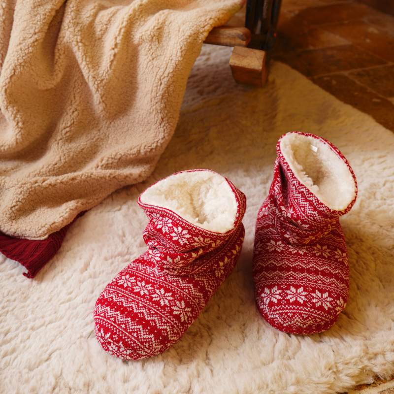 Karaca Home New Year Young Red Panduf 37-38