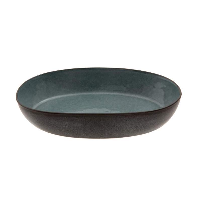 Jumbo Twin Blue Boat Plate 29 cm