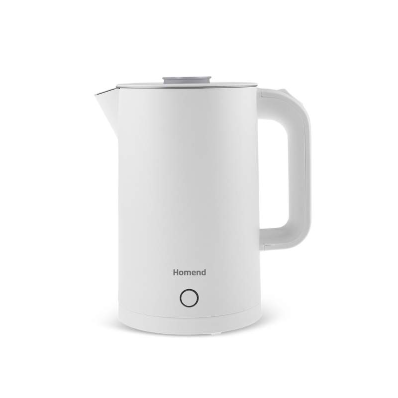 Homend Heathrow Cool Touch 1618H Double Wall Silent XL Kettle Silver