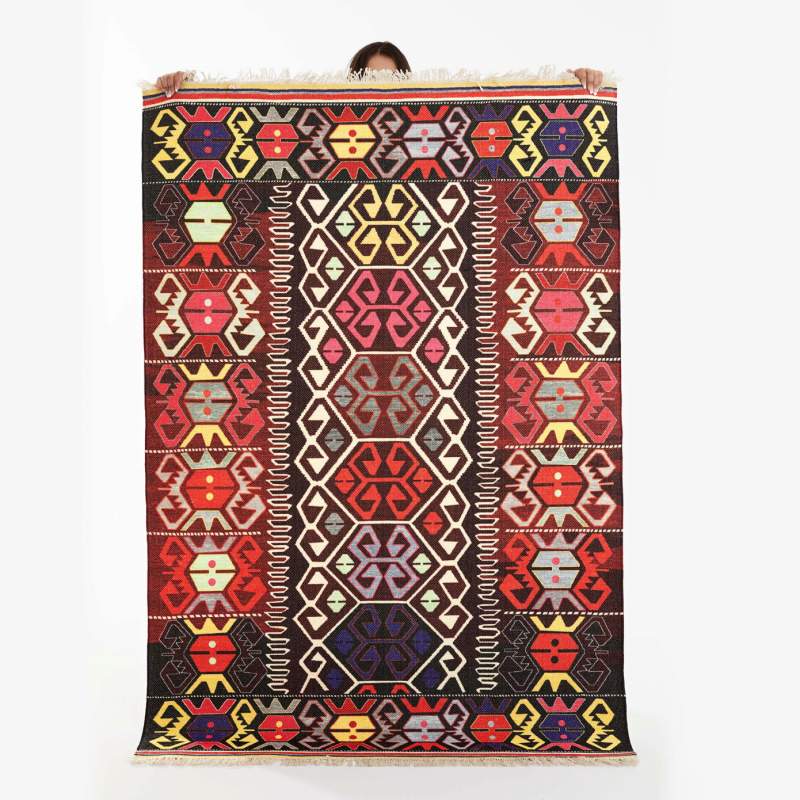 Cashmere Carpet Decorative Art Turkmen Caravan 80x150 cm Cashmere Carpet Decorative Art Turkmen Caravan 80x150 cm