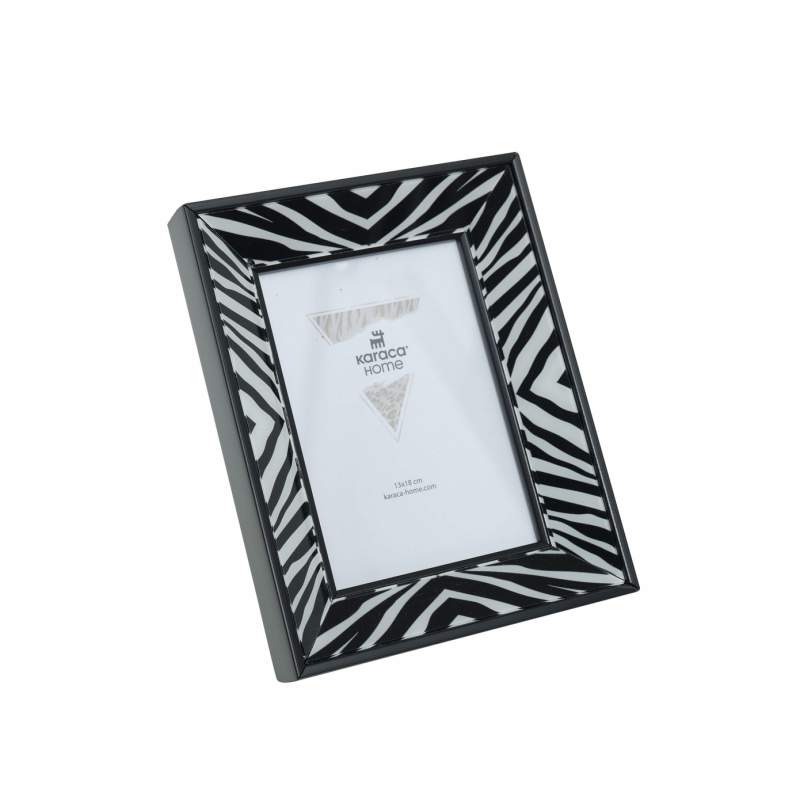 Karaca Home Wild Touch Frame Zebra Black