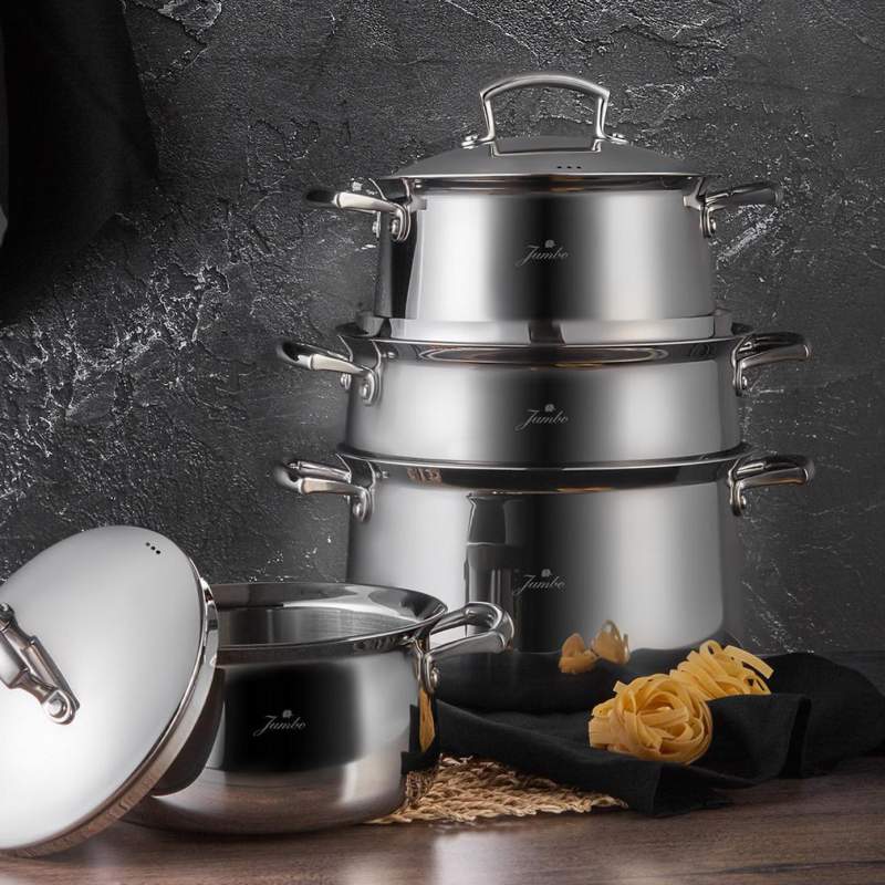 Jumbo Flame 4 Piece Cookware Set