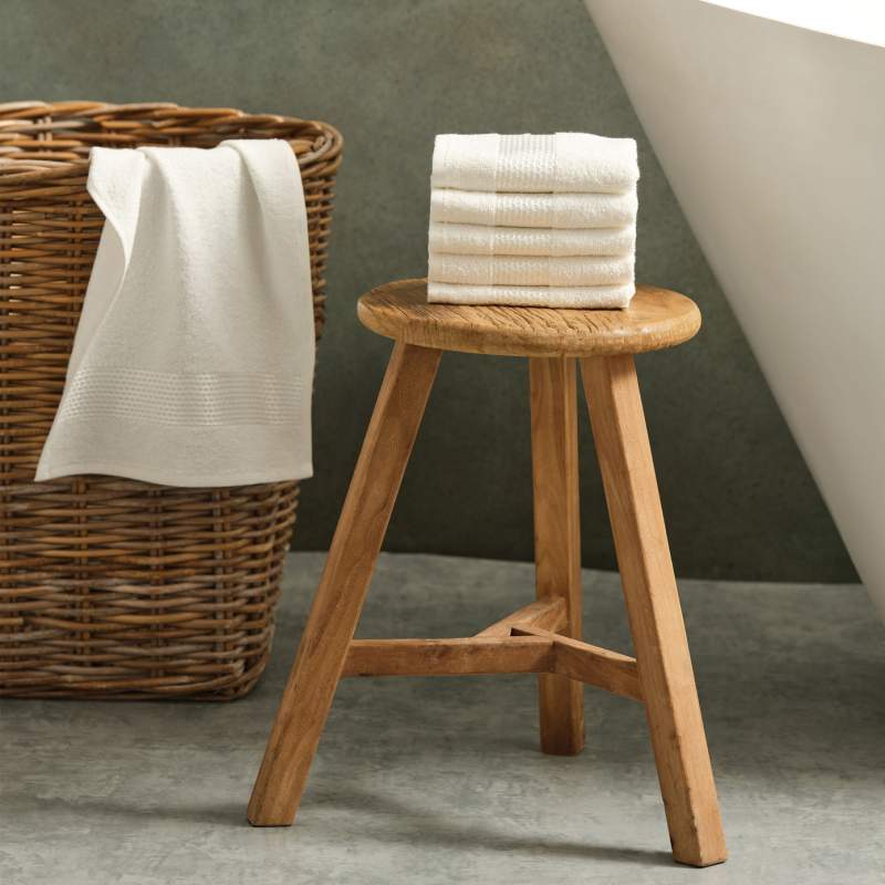 Karaca Home Off White 6 Pcs Towel Set 30x50 cm