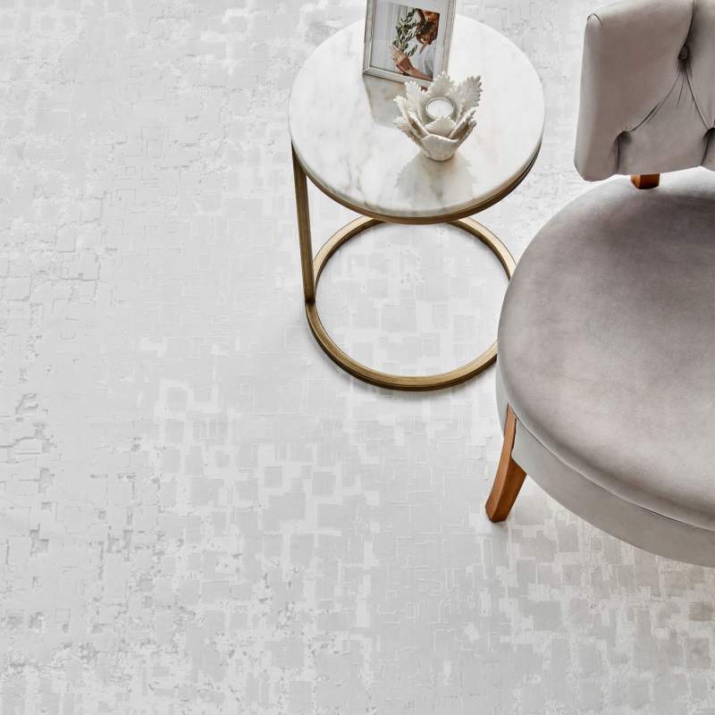 Cashmere Carpet Velvet Quartz Snow 120x180 cm