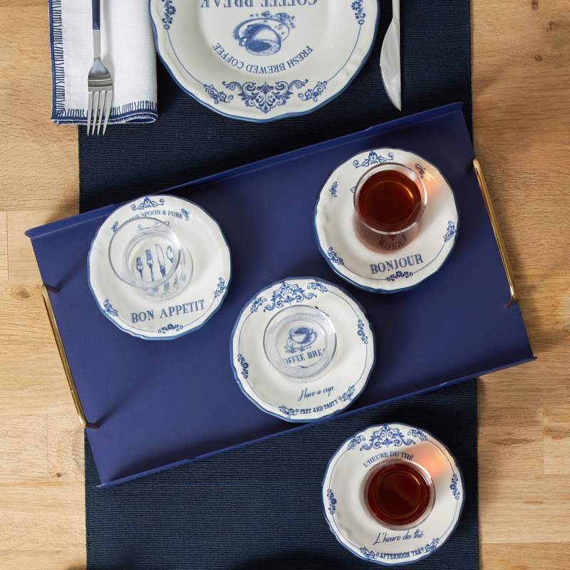 Karaca Antique Tea Set for 4 Persons 170 ml