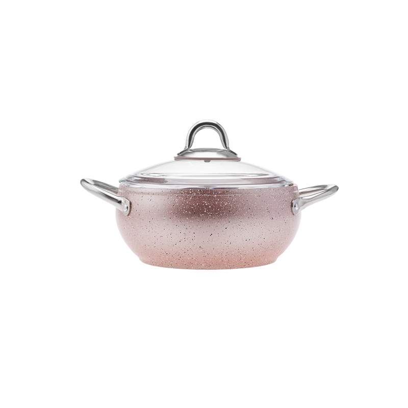 Karaca Avanos Rose Gold Bio Granite Pot 20 cm