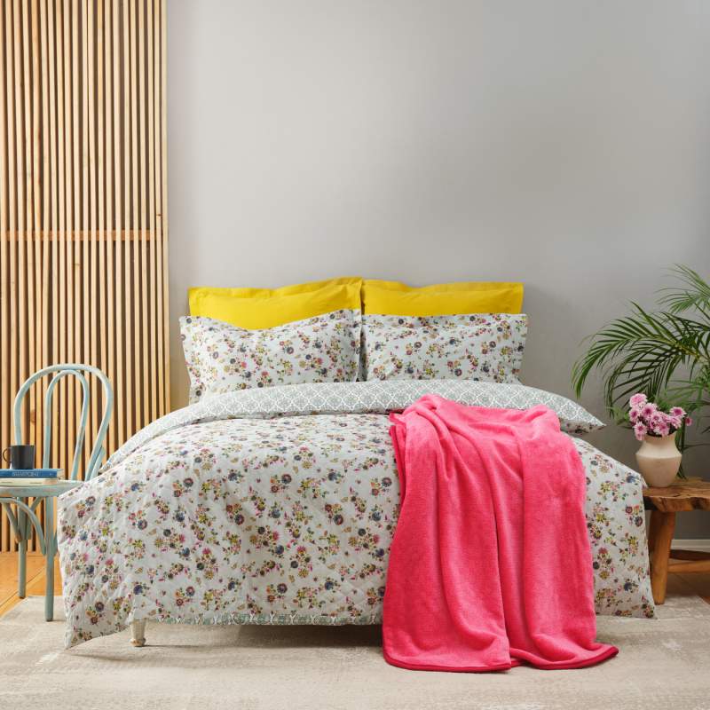 Karaca Home Narlo Indigo Double Winter Set