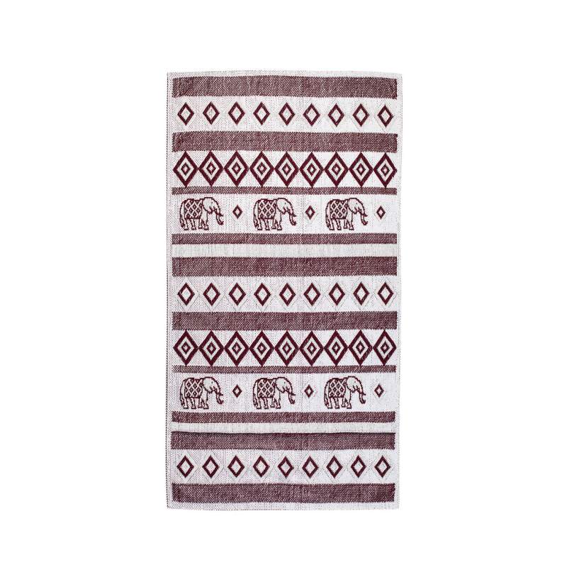 Karaca Home Marodisa 80x150 cm Ecru / Claret Red Rug Karaca Home Marodisa 80x150 cm Ecru / Claret Red Rug