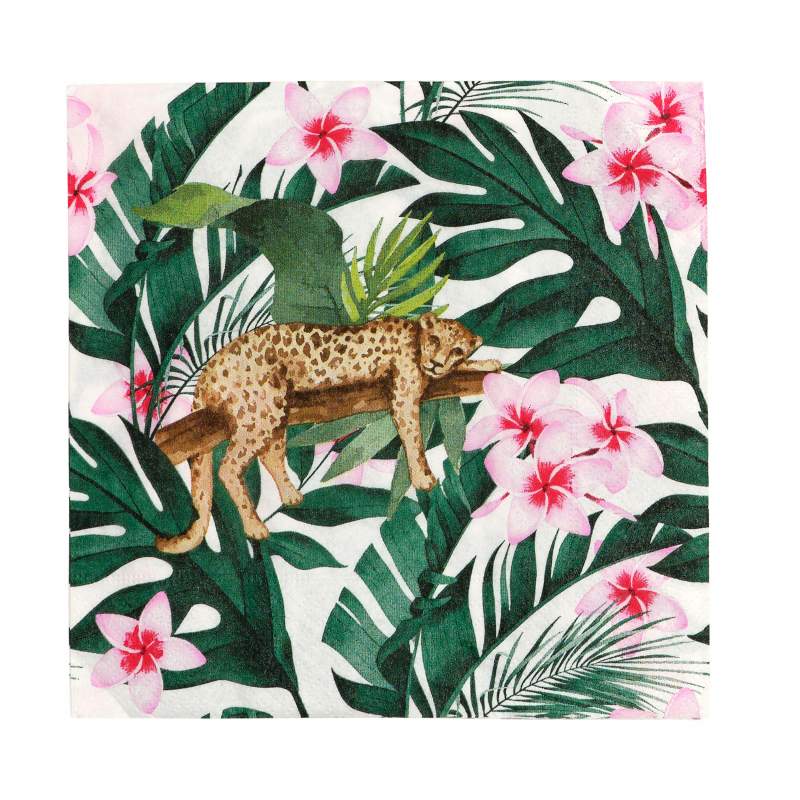 Karaca Home Leopard Paper Napkin 20 pcs 33x33 cm