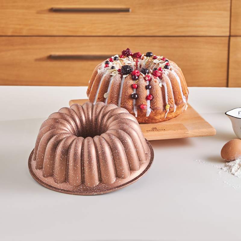 Karaca Cake Pro Lina Copper Cast Cake Mold 25 cm