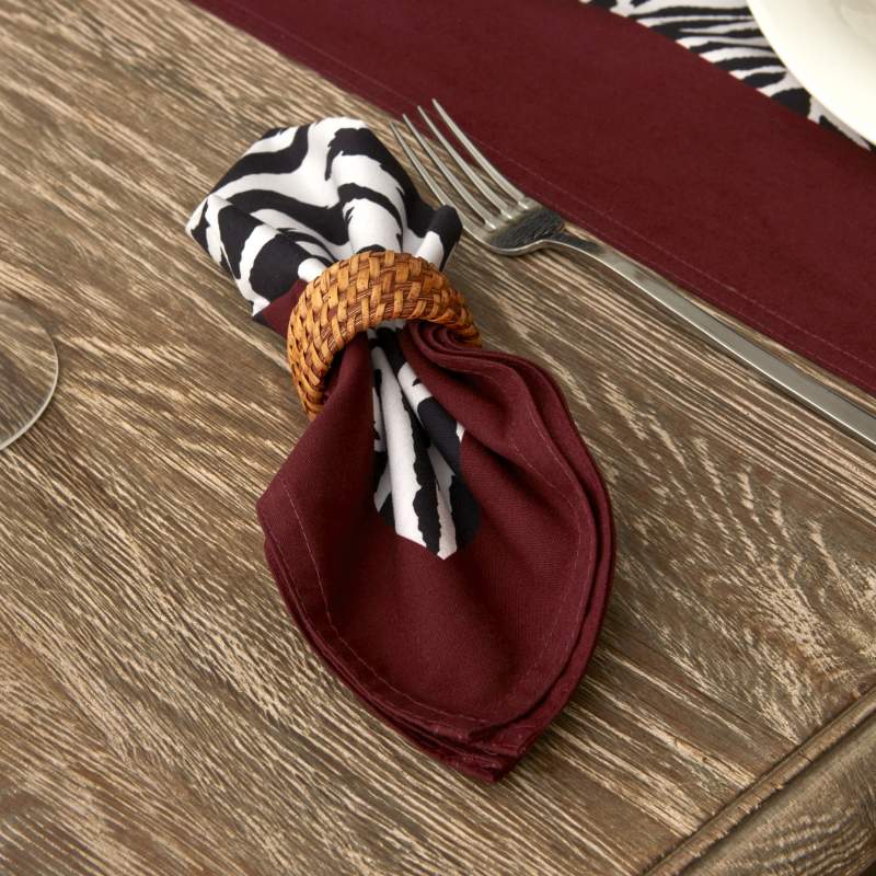 Karaca Home Zebra Patterned 2 Piece Napkin 40x40 cm