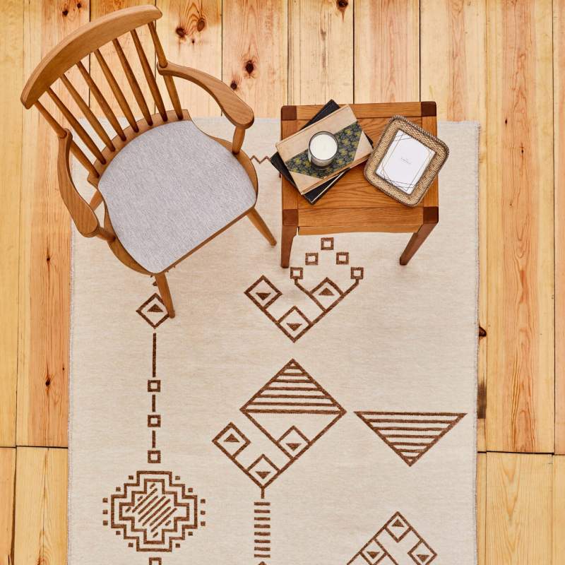 Cashmere Carpet Doğasever Recycled Timeless Carpets Earrings Double Sided 120x180 cm Cashmere Carpet Doğasever Recycled Timeless Carpets Earrings Double Sided 120x180 cm