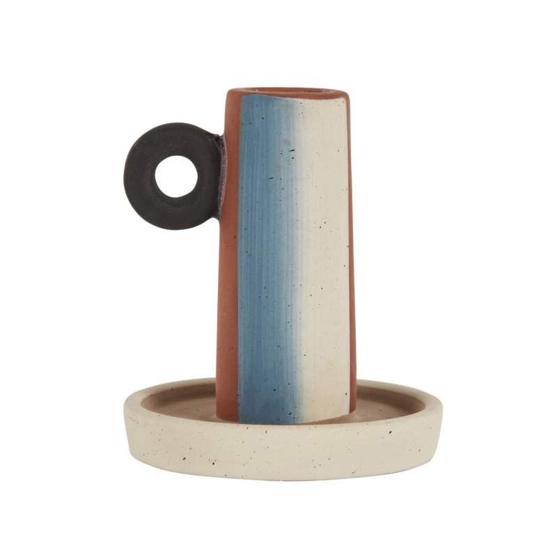 Karaca Home Simple Candlestick 9.6 cm Brown