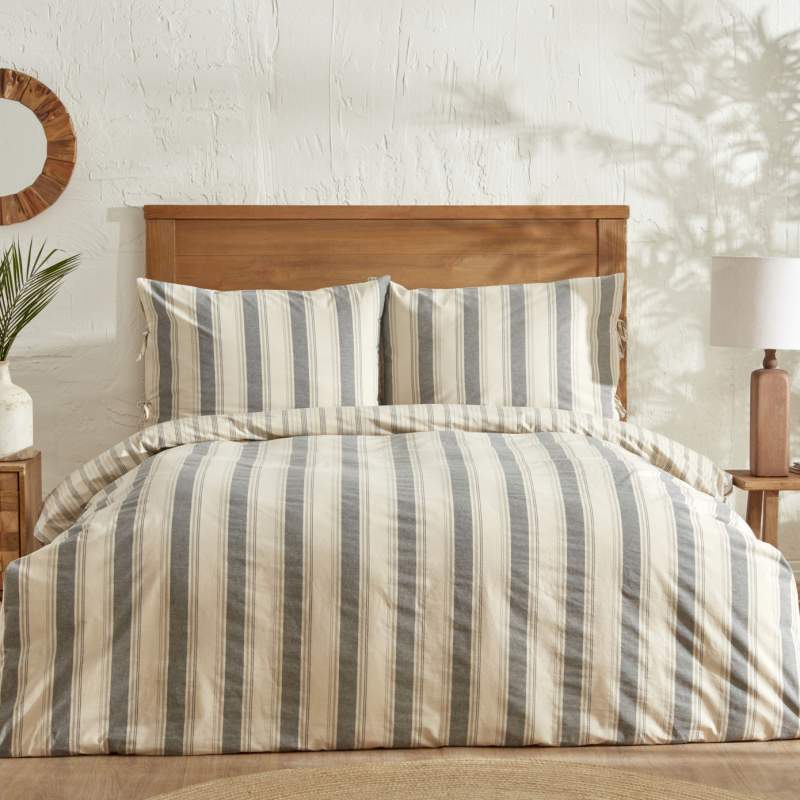 Karaca Home Natural Line Jerardo Armur Double Duvet Cover Set Indigo Karaca Home Natural Line Jerardo Armur Double Duvet Cover Set Indigo