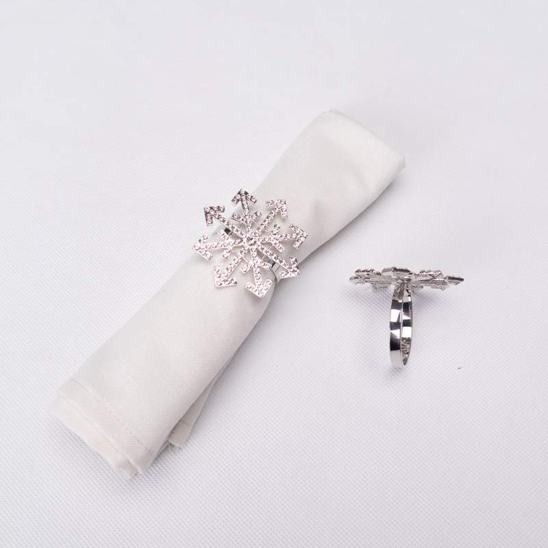 Karaca Home Snowflake 2 Piece Napkin Ring