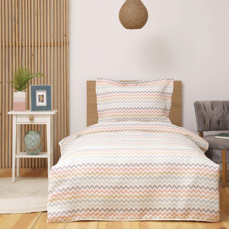 Karaca Home Moddy Single Bedspread Terracota Karaca Home Moddy Single Bedspread Terracota