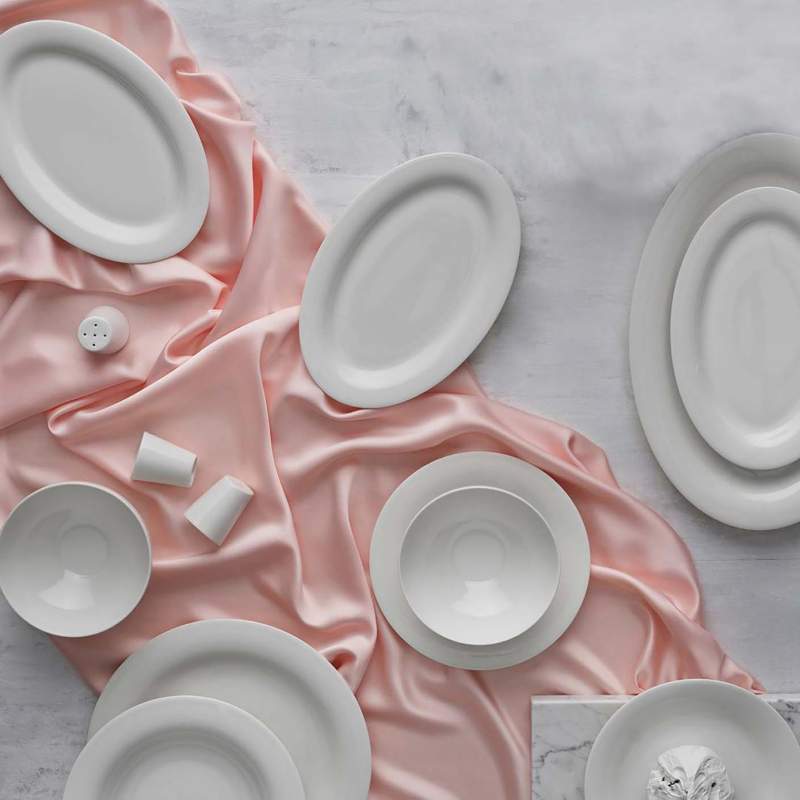 Jumbo Bright 58 Pieces Dinnerware Set for 12 People