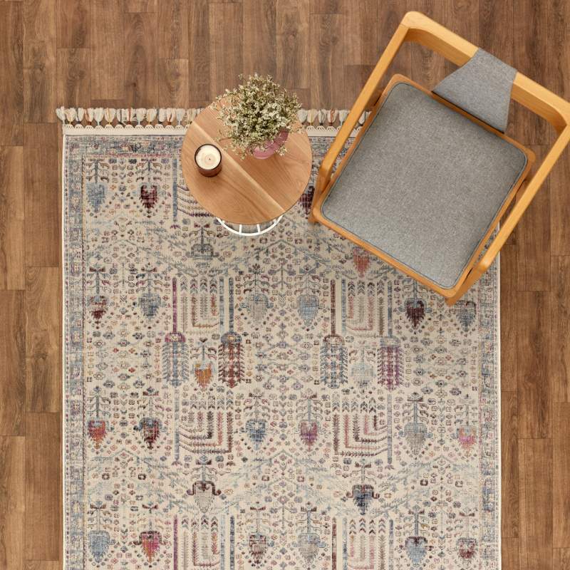 Cashmere Carpet 7/24 Rug and Jute Hyacinth 120x180 cm Cashmere Carpet 7/24 Rug and Jute Hyacinth 120x180 cm