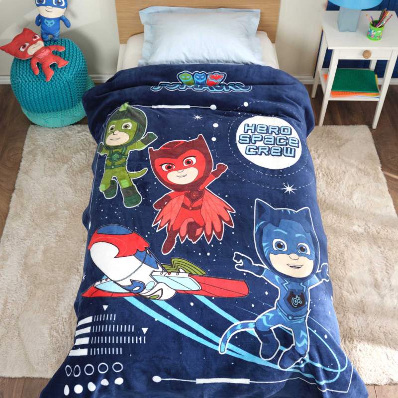 Pj Masks by Karaca Home Space Crew Single Blanket Pj Masks by Karaca Home Space Crew Single Blanket