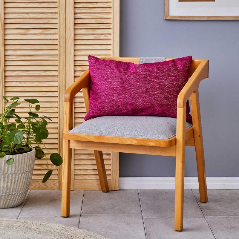 Karaca Home Joyce Fuchsia Flat Pillow 30x50 cm Karaca Home Joyce Fuchsia Flat Pillow 30x50 cm