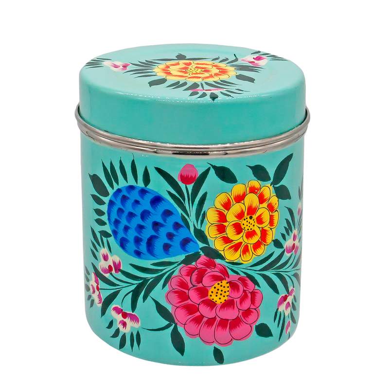 3rd Culture Aqua Green Blossom Large Box