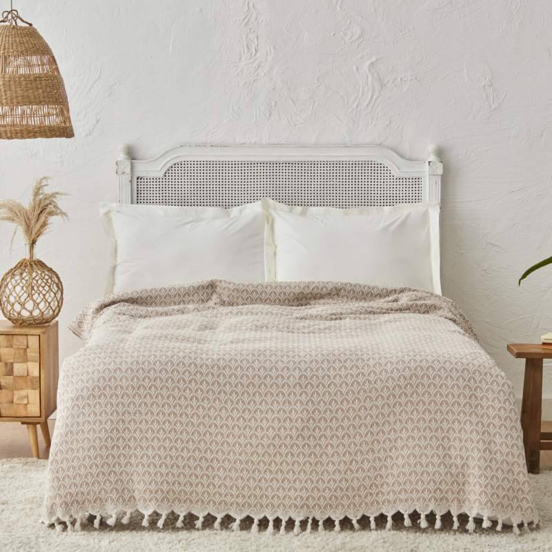 Karaca Home Cordoba Single Pique 160x230 Beige Karaca Home Cordoba Single Pique 160x230 Beige