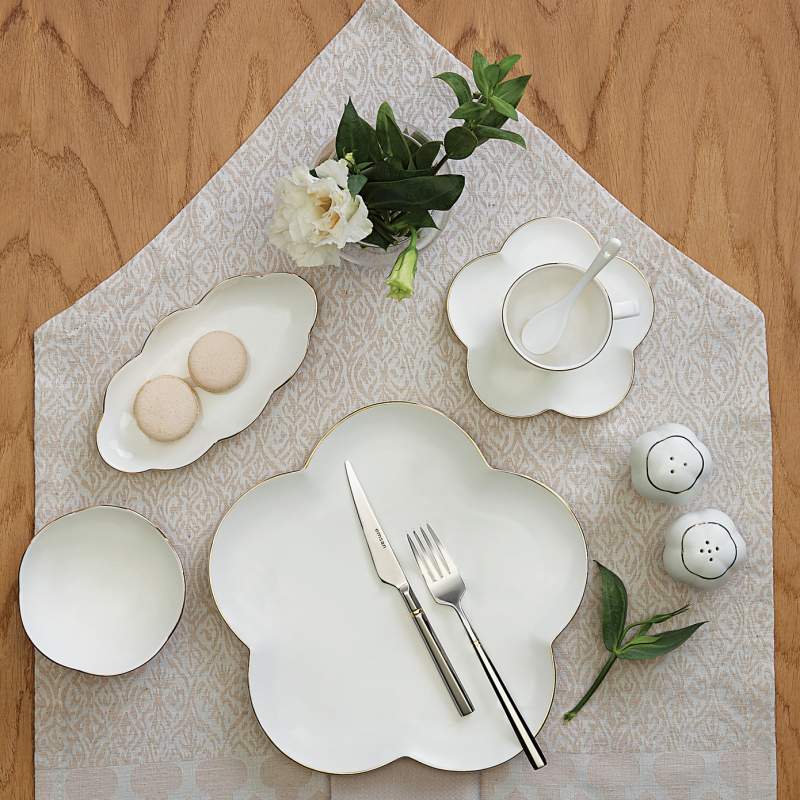 Emsan Çiçek 32 Pieces 6 Person Porcelain Breakfast Set