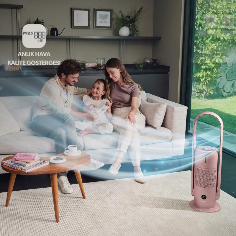 Homend O-zone Duo Pro 9006H 2 in 1 Air Cleaner and Humidifier (With Instant Air Quality Indicator)